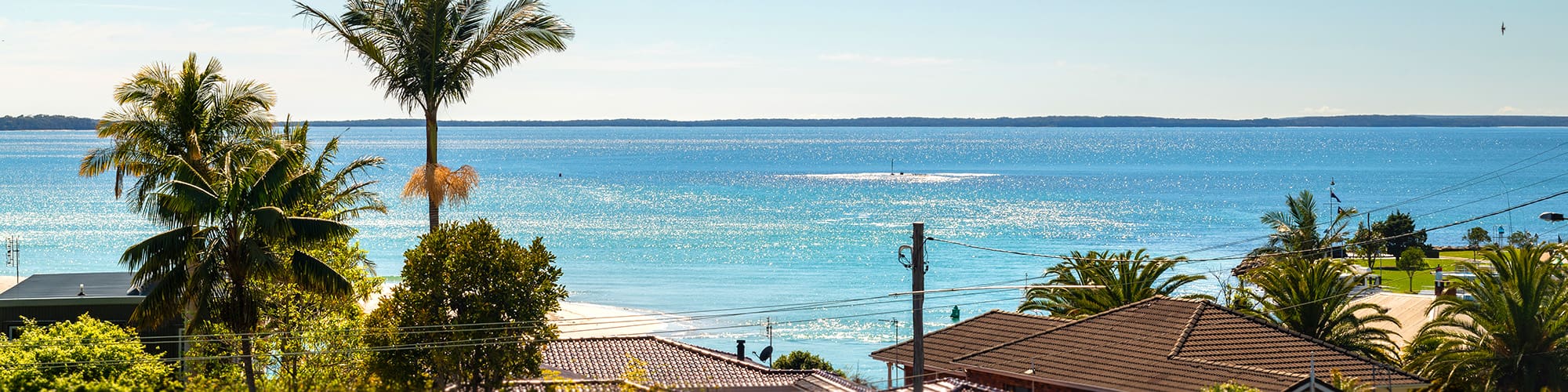 Nautilus Apartments Jervis Bay: Ocean view from Jervis Bay holiday apartment