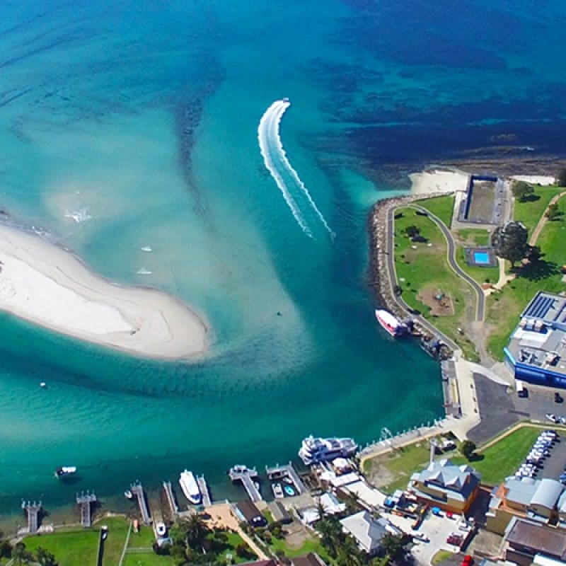 Nautilus Apartments Jervis Bay: Satelite view of huskisson